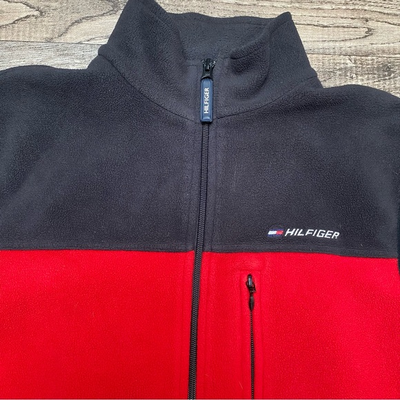Vintage Tommy Hilfiger Fleece Zip Up Vest - Picture 15 of 16